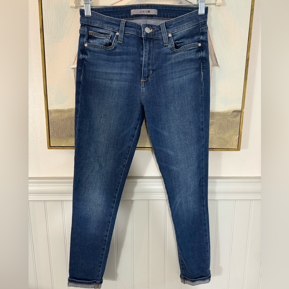 JOES JEANS The Icon Crop Cuffed Skinny Ankle Jeans in Wavelength Size 28 - Picture 2 of 10